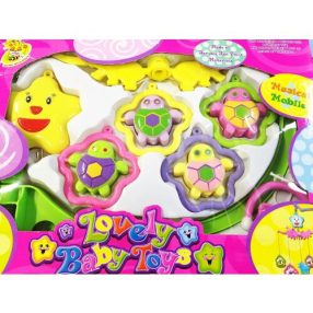 Teknős Zenélő körforgó kiságyra