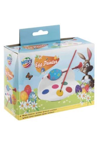 Húsvéti tojásfestő szett, 6 festék, ecset