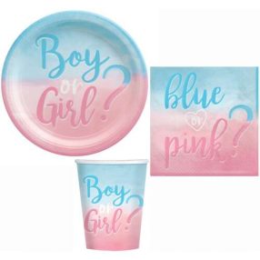 The Big Reveal party szett 32 db-os 23 cm-es tányérral *