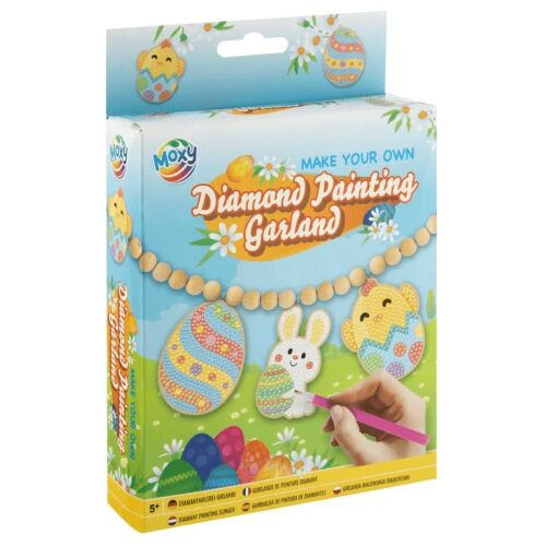 Gyémántfestés szett, húsvéti dekoráció 3 formával, Make your own Girland