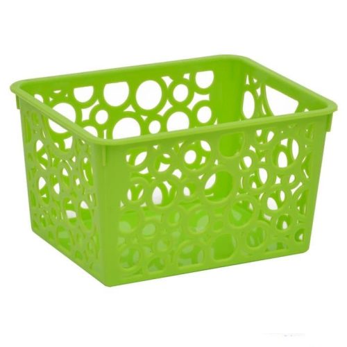 Asztali tároló kosár, műanyag, 11,6x14,5x8,4 cm, téglalap