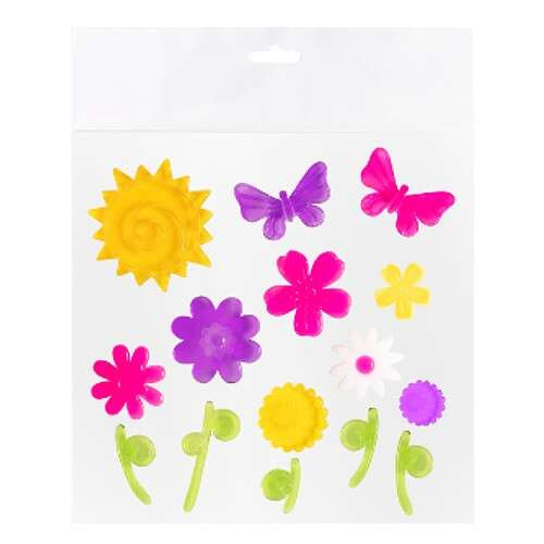 Ablakzselé tavaszi virágok 20x20 cm