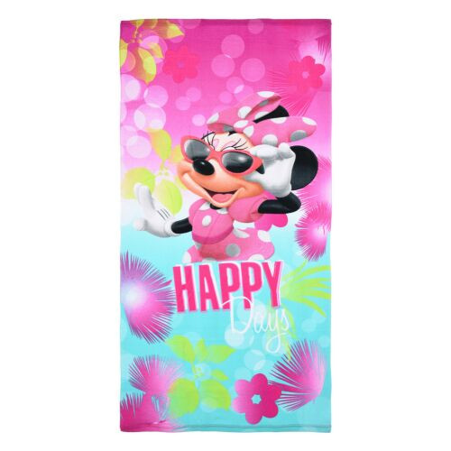 Disney Minnie Happy Days fürdőlepedő, strand törölköző 70x140cm (Fast Dry)