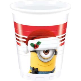 Minyonok műanyag pohár 8 db-os 200 ml Santa
