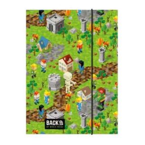   Minecraft mintás gumis mappa A/4, Backup A61, Game Level, 2024