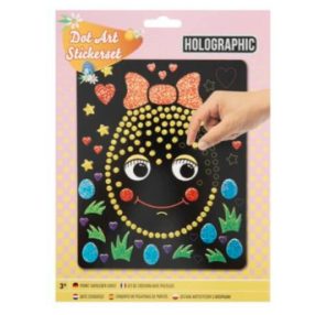 Húsvéti mozaikkép készítő szett, 22x18cm, tojás minta