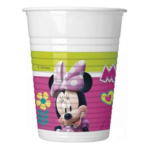 Disney Minnie Happy Helpers műanyag pohár 8 db-os 200 ml