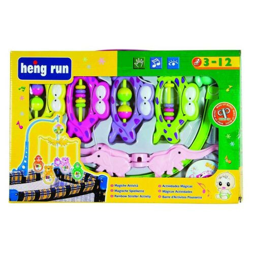 Heng run Békás Zenélő körforgó kiságyra, békás