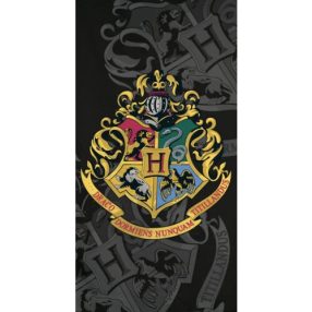   Harry Potter Black fürdőlepedő, strand törölköző 70x140cm