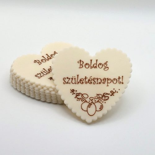 Boldog születésnapot szív, lufis 80 g, 1 db