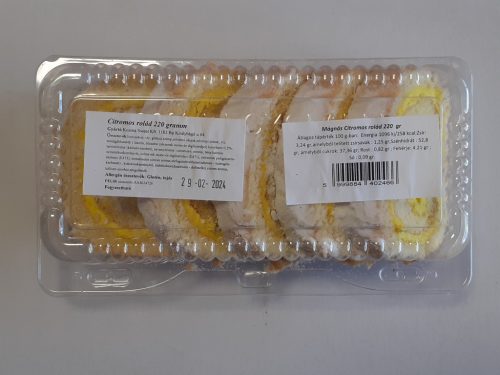 Mágnás Citromos rolád dobozos sütemény