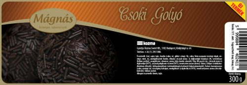 Mágnás Csokigolyó dobozos sütemény