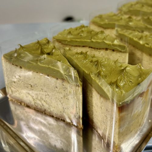 Pisztáciás sajttorta, 1 szelet