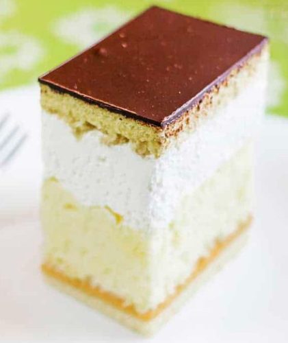 Francia krémes, 1 szelet