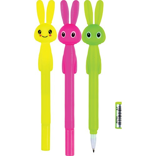 Golyóstoll Centrum színes nyúl, 0,7 mm, kék, 1 darab