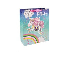 Dísztasak unikornisos 11x14 cm