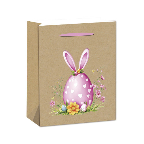 Dísztasak matt 26x32 cm tojás és nyuszifej