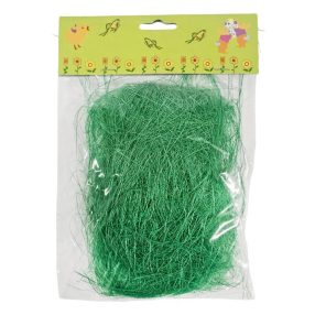 Műfű húsvéti dekorációhoz, zöld színű 