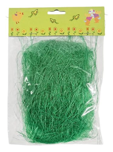 Műfű húsvéti dekorációhoz, zöld színű 