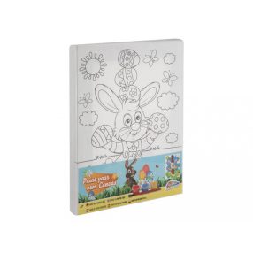   Festő szett gyerekeknek (vászon, festék, ecset), 20x15cm, húsvéti