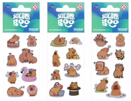 Matrica 66x180mm kapibara (572110), többféle, 1 db