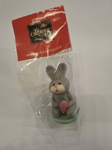 Szamos marcipánfigura, szürke nyuszi 34 g