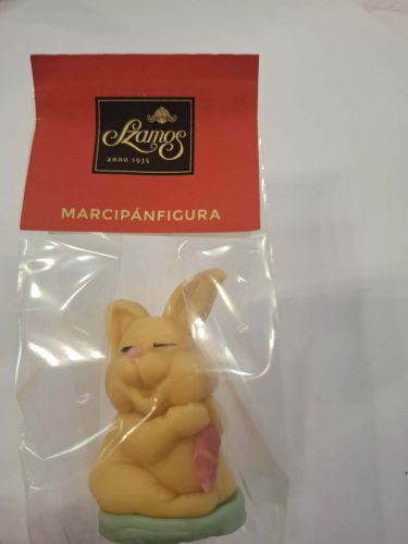 Szamos marcipánfigura, sárga nyuszi 34 g