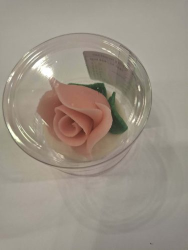 Talpas marcipán rózsa, rózsaszín 30 g