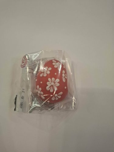 Hímes tojás, piros virágos 35 g